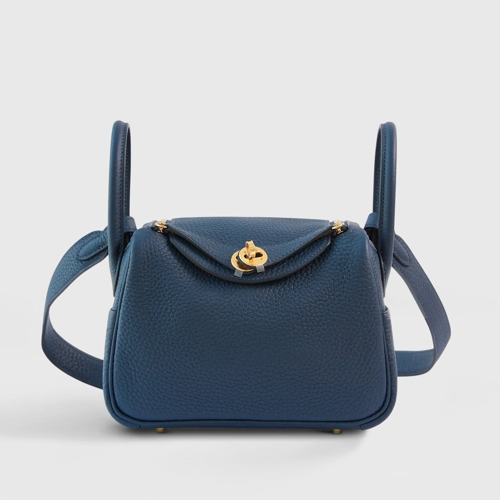 H**me5 Lindy 20 Clemence Blue de Prusse Gold Hardware