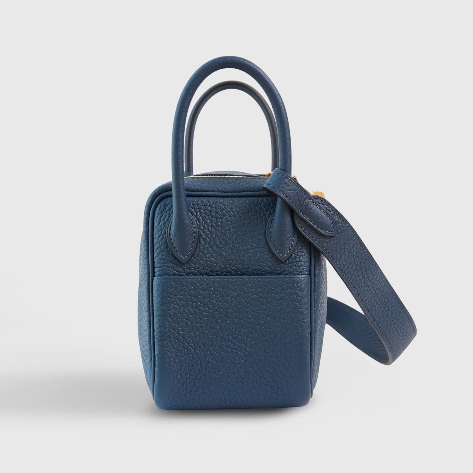 H**me5 Lindy 20 Clemence Blue de Prusse Gold Hardware