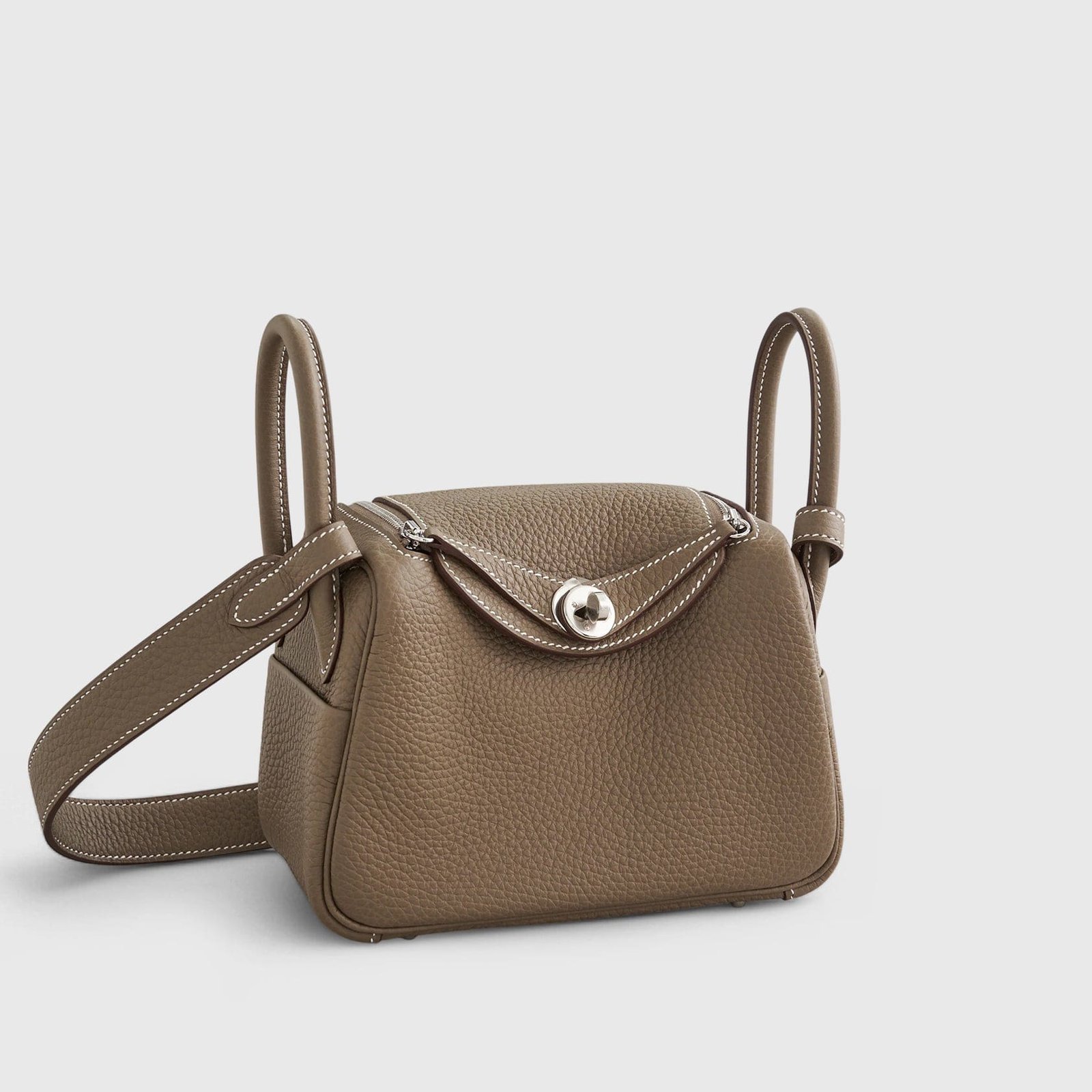 H**me5 Lindy 20 Clemence Etoupe Palladium Hardware